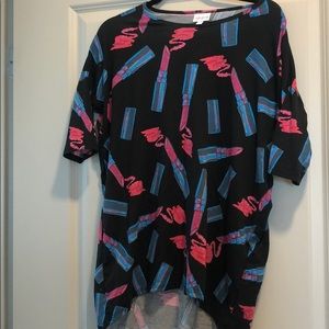 Women’s XXS Irma Lipstick Print